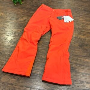 NWT HALFDAYS Women’s Alessandra Pants Snowboading Skiing Spritz Orange XL Winter